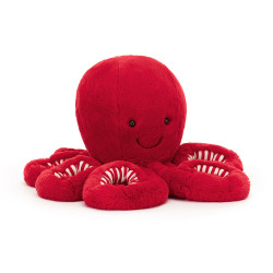 Knuffel Cranberry Octopus Large Knuffel Cranberry Octopus Large