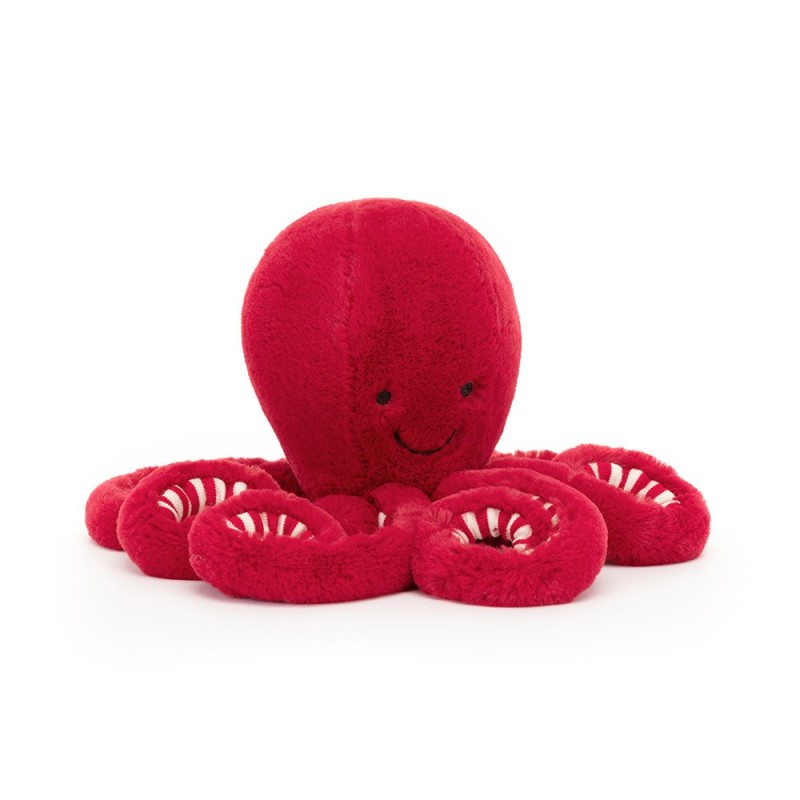 Knuffel Cranberry Octopus Little Knuffel Cranberry Octopus Little