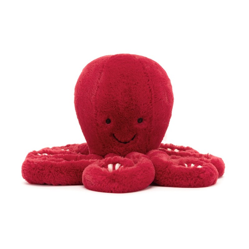 Knuffel Cranberry Octopus Little Knuffel Cranberry Octopus Little