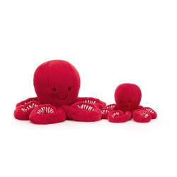 Knuffel Cranberry Octopus Little Knuffel Cranberry Octopus Little