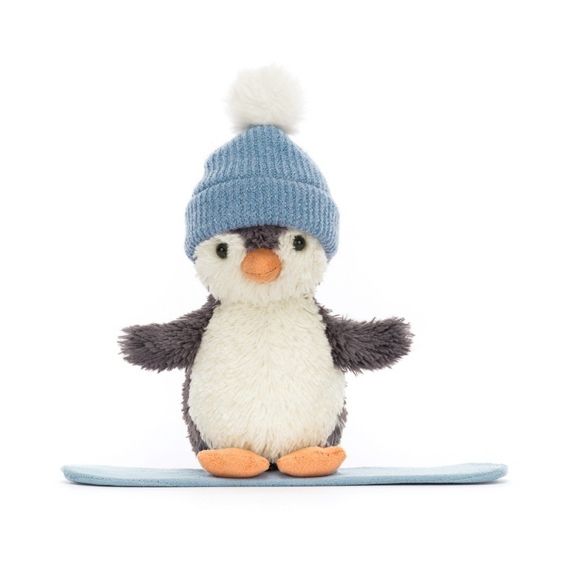 Knuffel Peanut Penguin Snowboarding Small Knuffel Peanut Penguin Snowboarding Small