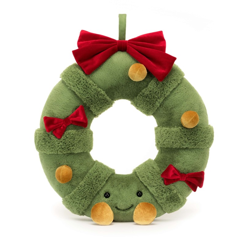 Knuffel Amuseables Decorated Christmas Wreath Knuffel Amuseables Decorated Christmas Wreath