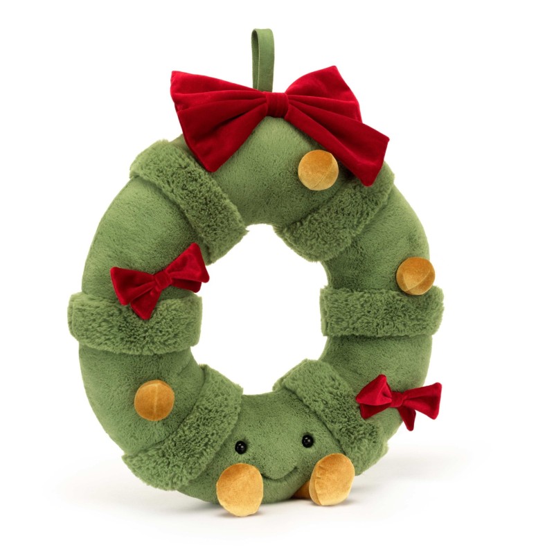 Knuffel Amuseables Decorated Christmas Wreath Knuffel Amuseables Decorated Christmas Wreath