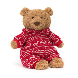 Knuffel Bartholomew Bear Winter Pyjamas