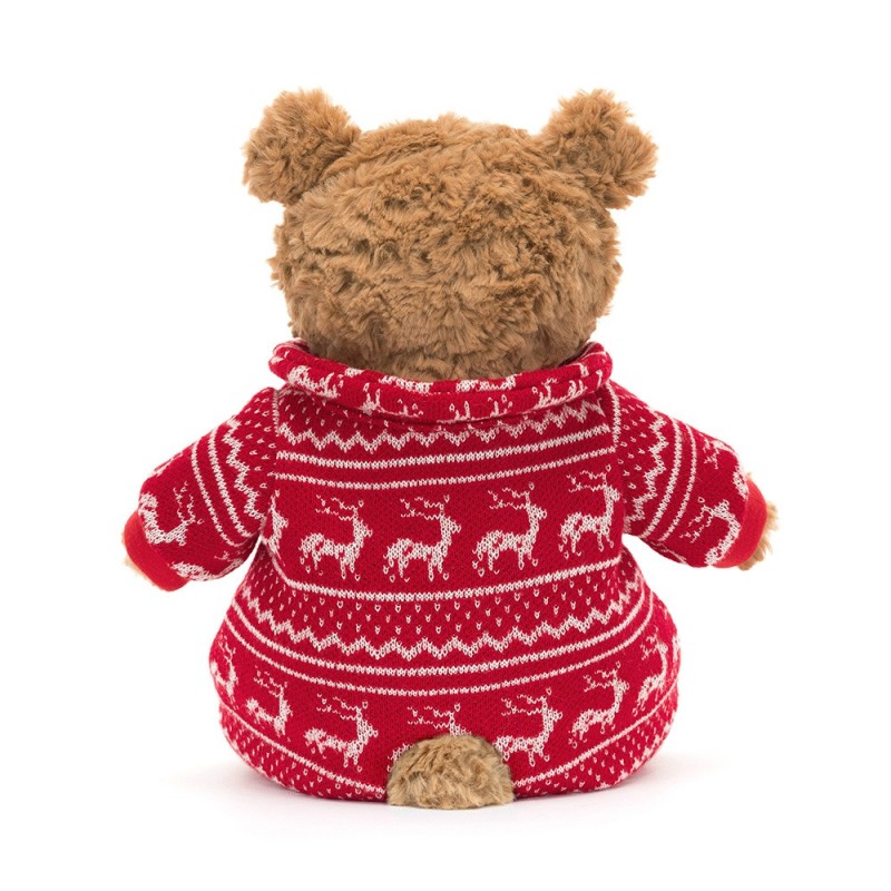 Knuffel Bartholomew Bear Winter Pyjamas