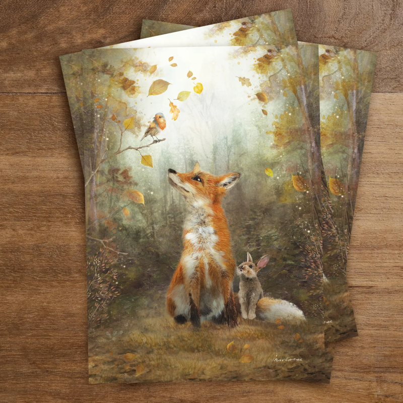 Postkaart Autumn Leaves