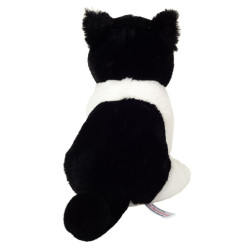 Knuffel Kat Zittend Zwart-Wit 20 cm Knuffel Kat Zittend Zwart-Wit 20 cm