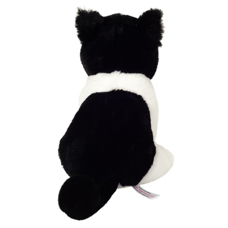 Knuffel Kat Zittend Zwart-Wit 20 cm Knuffel Kat Zittend Zwart-Wit 20 cm