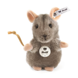Knuffel Muis Piff Lichtgrijs 10 cm