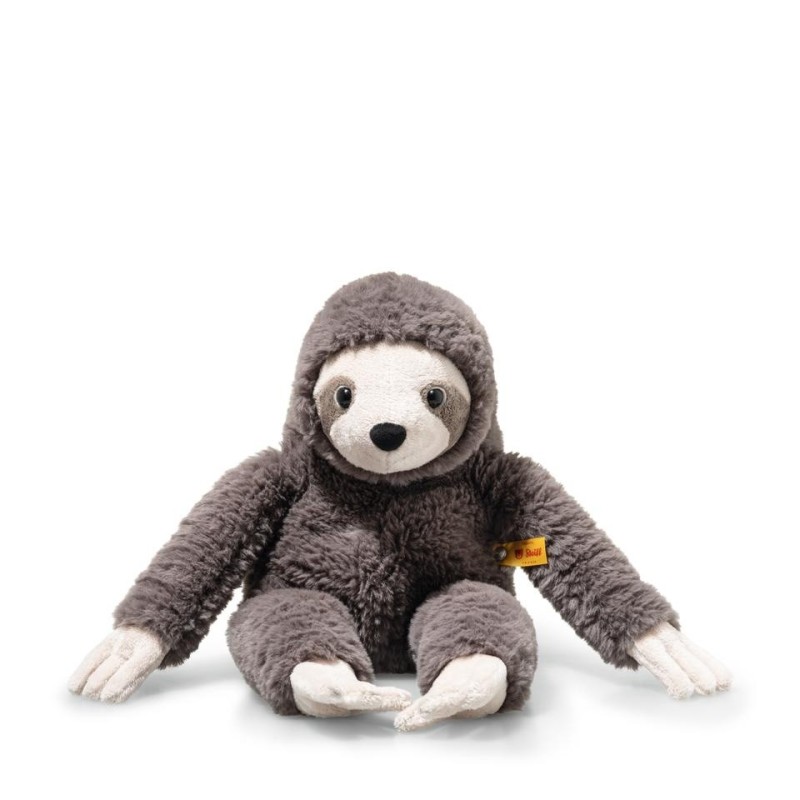 Knuffel Luiaard Sanny Lichgrijs 35 cm