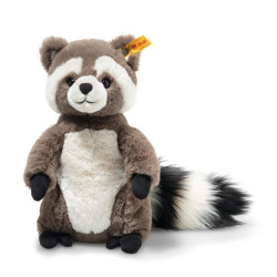 Knuffel Wasbeer Pedro Lichtgrijs 23 cm