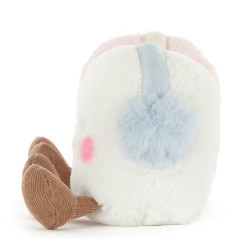 Knuffel Amuseables Toastie Pink and White Marshmallows Knuffel Amuseables Toastie Pink and White Marshmallows