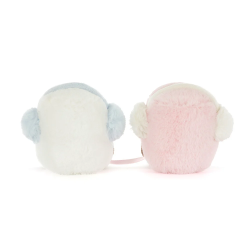 Knuffel Amuseables Toastie Pink and White Marshmallows Knuffel Amuseables Toastie Pink and White Marshmallows