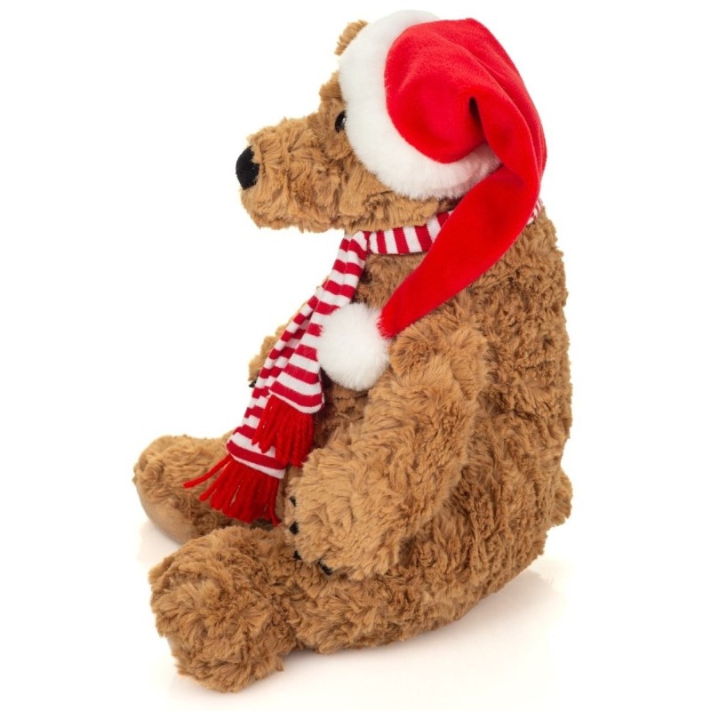 Knuffel Bruine Beer Howard Kersteditie 34cm