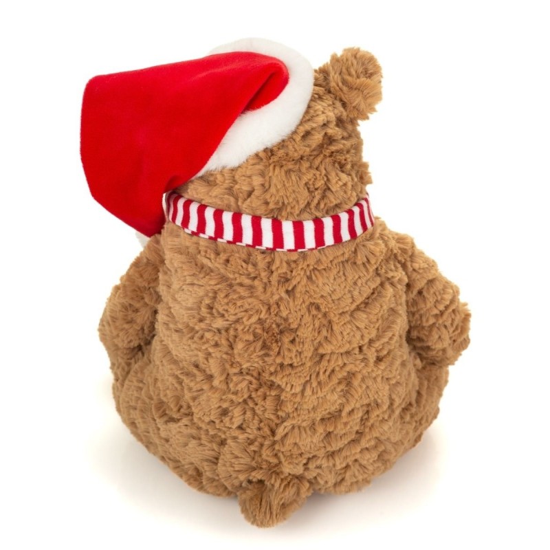 Knuffel Bruine Beer Howard Kersteditie 34cm