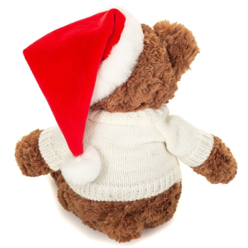 Knuffel Kerst Teddy Beer met Trui 30cm