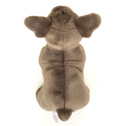 Knuffel Franse Bulldog Staand Grijs 30cm Knuffel Franse Bulldog Staand Grijs 30cm