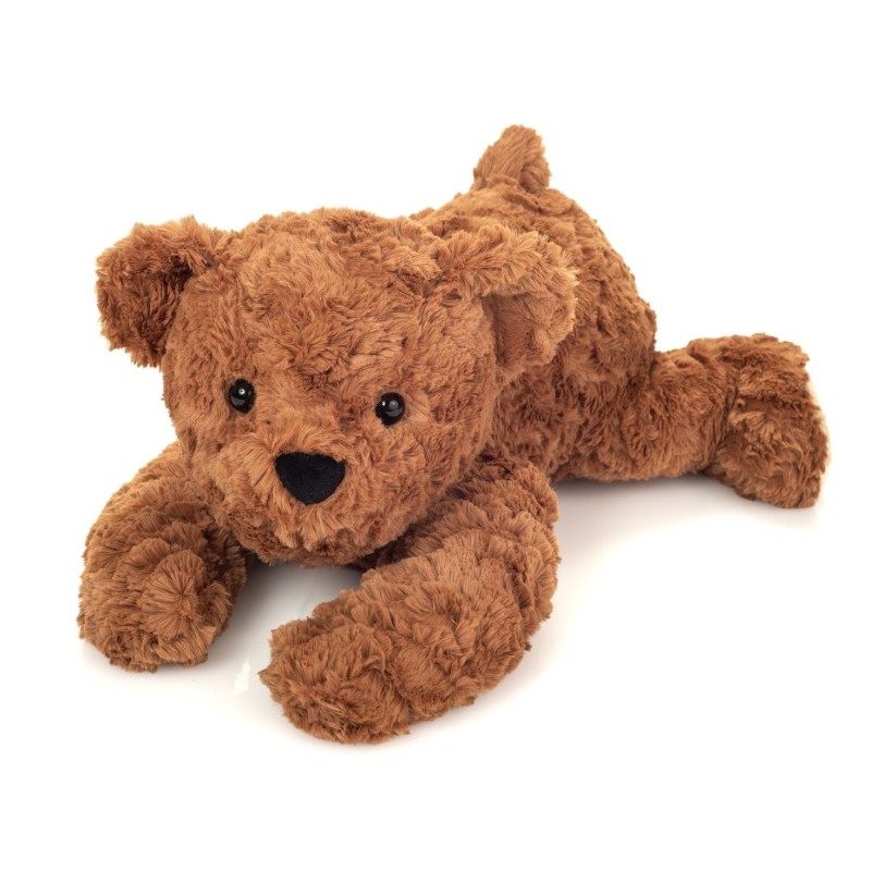 Knuffel Teddybeer Bruin Liggend 40cm Knuffel Teddybeer Bruin Liggend 40cm