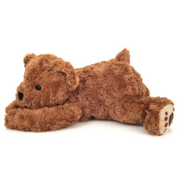 Knuffel Teddybeer Bruin Liggend 40cm Knuffel Teddybeer Bruin Liggend 40cm