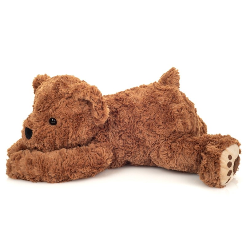Knuffel Teddybeer Bruin Liggend 40cm Knuffel Teddybeer Bruin Liggend 40cm