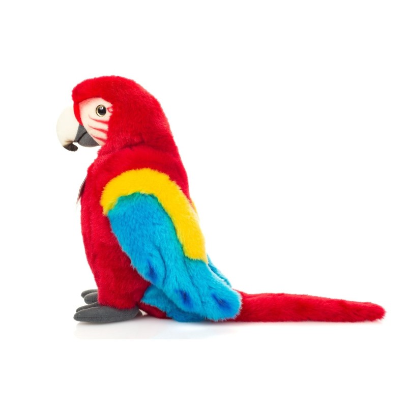 Knuffel Papegaai Scharlaken Ara Rood 27cm