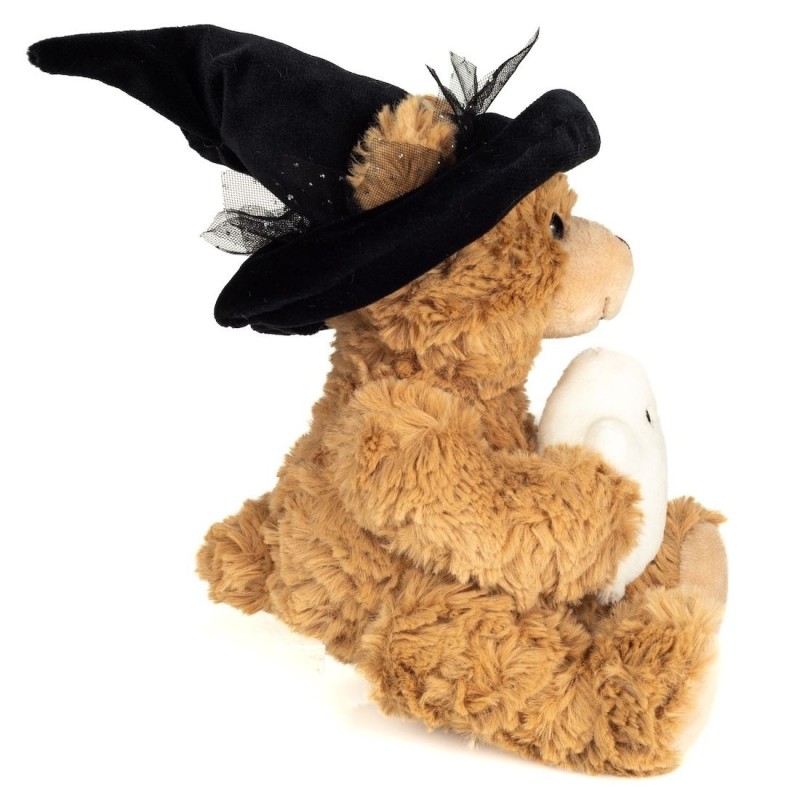 Knuffel Halloween Teddybeer met Spookje 20cm