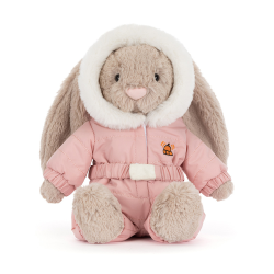 Knuffel Bashful Bunny Snow Suit