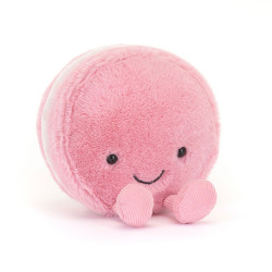 Knuffel Amuseables Mia Macaron Framboise Knuffel Amuseables Mia Macaron Framboise