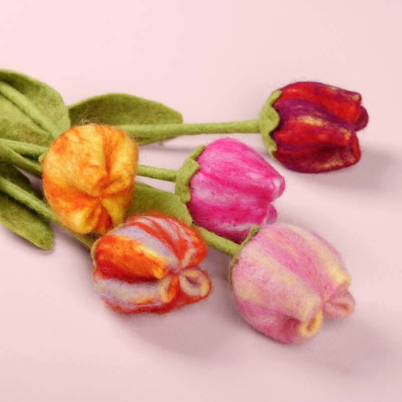 Vilten Tulp Olivia 32cm Vilten Tulp Olivia 32cm