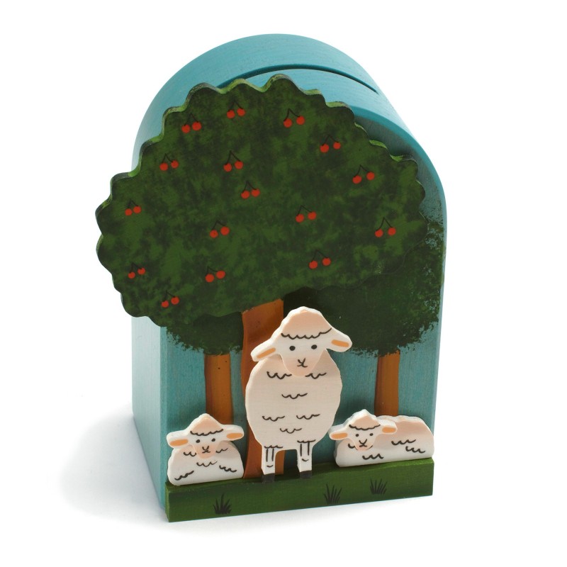 Spaarpot 3D Schaap Hout Spaarpot 3D Schaap Hout