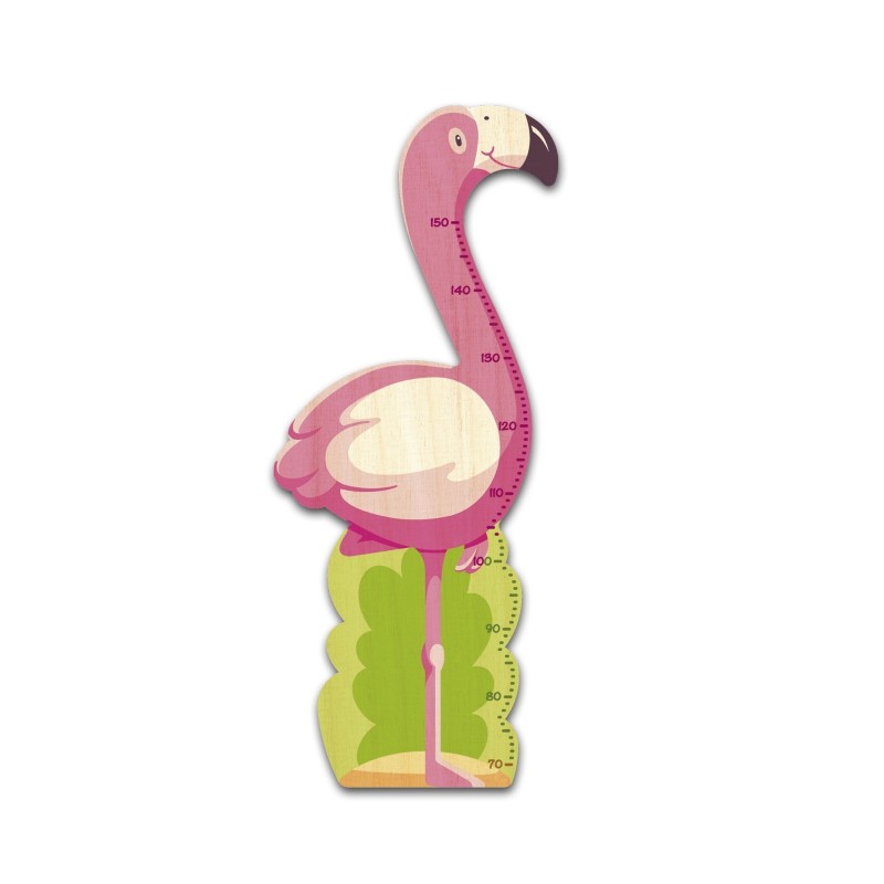 Groeimeter Flamingo Hout Groeimeter Flamingo Hout