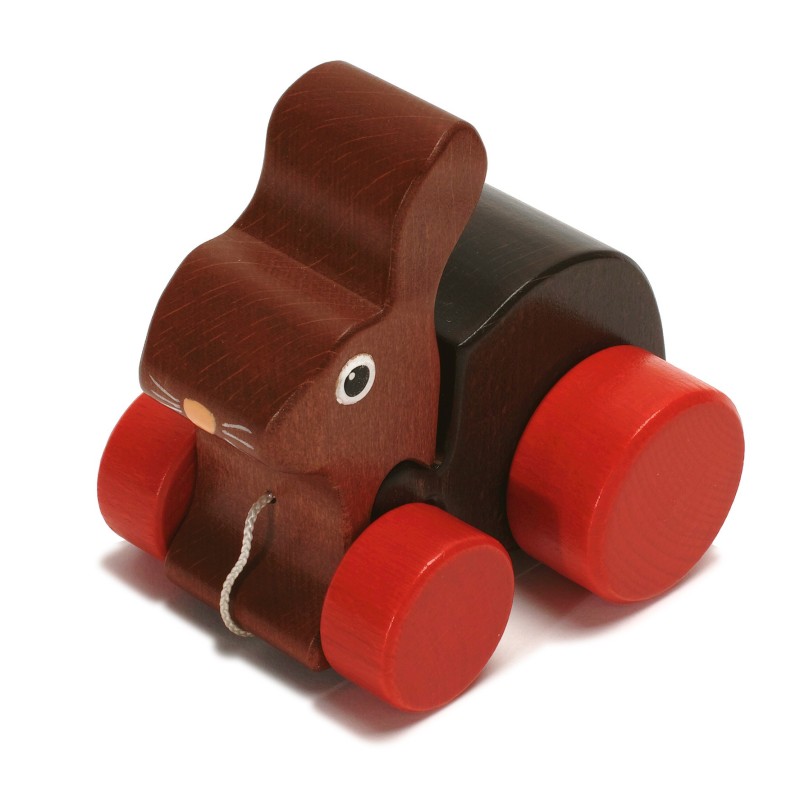 Trekfiguur Haas Bruin Groot Hout