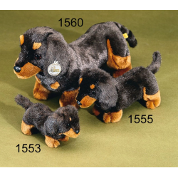 Knuffel Kortharige Teckel klein 26cm