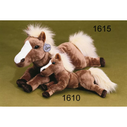 Knuffel Paard Liggend groot 43cm