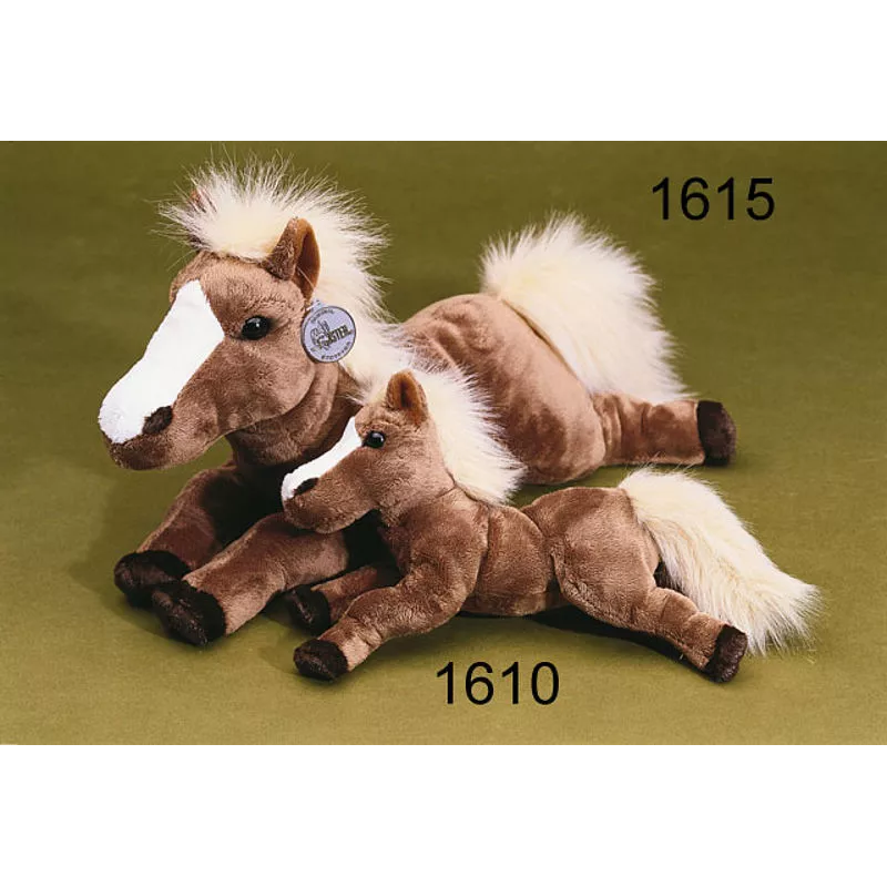 Knuffel Paard Liggend groot 43cm