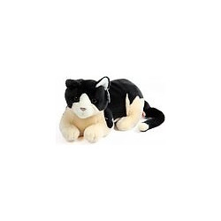 Knuffel Kat Liggend groot 30cm