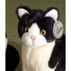 Knuffel Kat Zittend klein 20cm