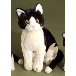 Knuffel Kat Zittend groot 30cm