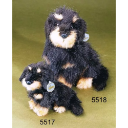 Knuffel Ruwharige Teckel Zittend 19cm