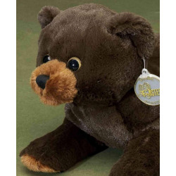 Knuffel Beer Bruin Liggend 28cm