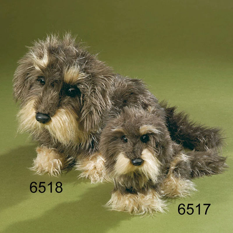 Knuffel Ruwharige Teckel Zottel klein 19cm Knuffel Ruwharige Teckel Zottel klein 19cm
