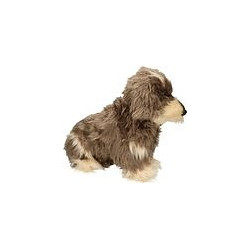 Knuffel Ruwharige Teckel Zottel groot 45cm