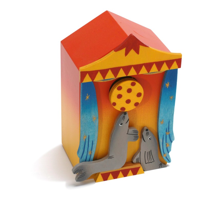 Muziekdoos 3D Circus Zeeleeuwen Muziekdoos 3D Circus Zeeleeuwen