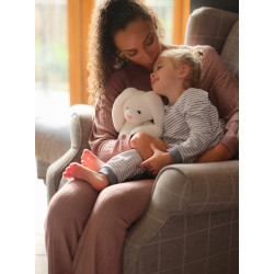 Knuffel Bramble Bunny Blossom White M 30 cm Knuffel Bramble Bunny Blossom White M 30 cm