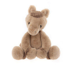 Knuffel Clip Clop Pony Oatmeal Brown M 33 cm
