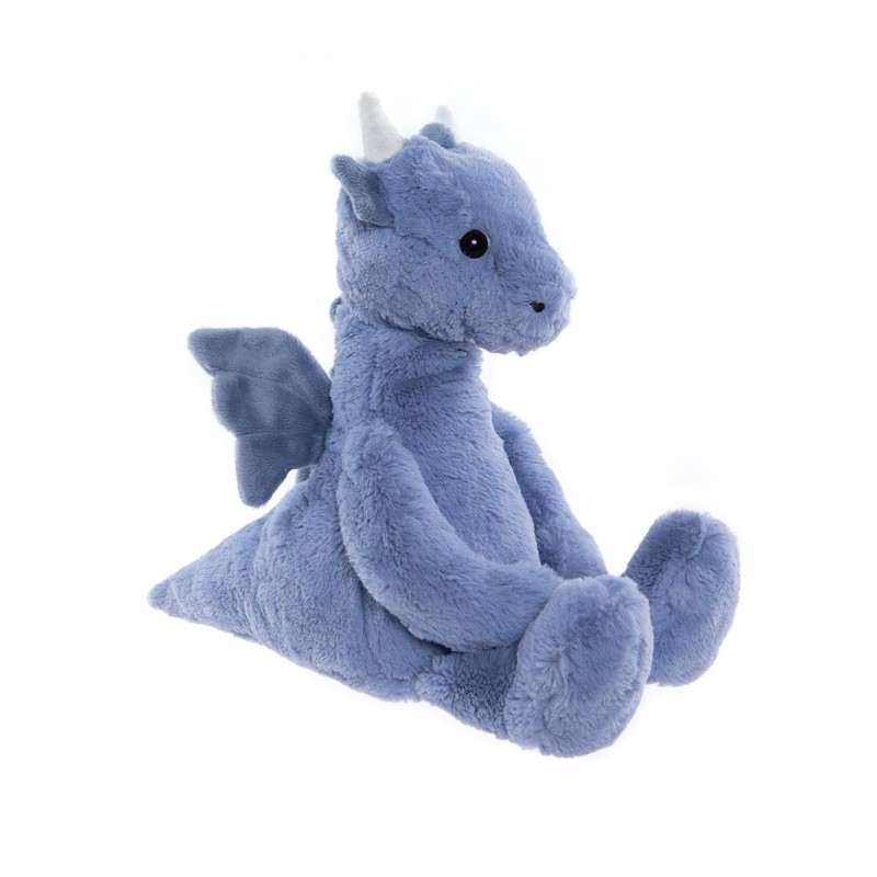 Knuffel Draco Dragon Denim Blue L 34 cm