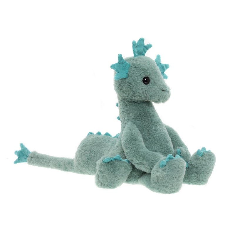 Knuffel Nessie Loch Ness Monster Seaweed Green M 25 cm