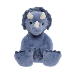 Knuffel Troy Triceratops Denim Blue L 38 cm