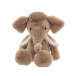 Knuffel Wally Mammoth Oatmeal Brown L 39 cm