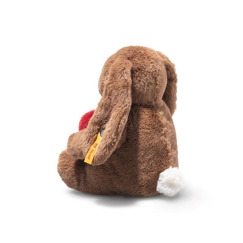 Knuffel Hoppie Rabbit Love Bruin 16cm